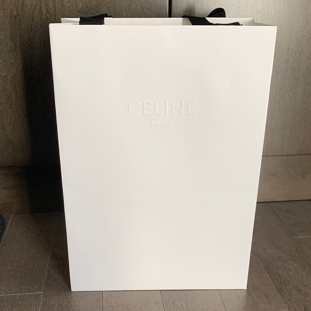Celine paper shopping bag